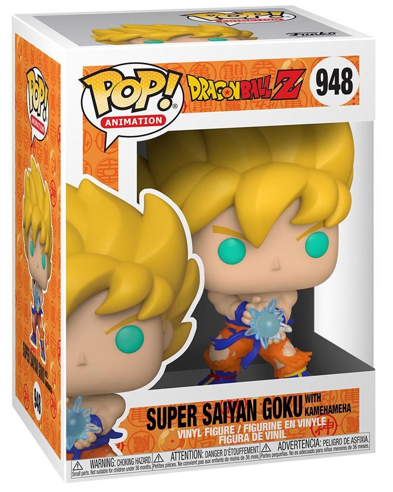 Pop Dragon Ball Z Super Saiyan Goku with Kamehameha Vinyl Figure