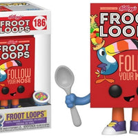 Pop Kelloggs Froot Loops Froot Loops Cereal Box Vinyl Figure