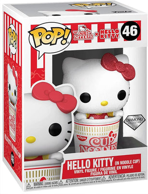 Pop Cup Noodles & Hello Kitty Hello Kity in Noodle Cup Diamond Edition Vinyl Figure Hot Topic Exclusive