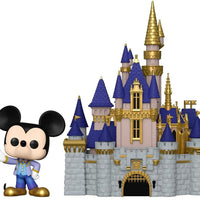 Pop Town Walt Disney World 50th Cinderella Castle with Mickey Mouse Vinyl Figure #26