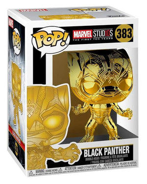 Pop Marvel Studios 10th Black Panther Gold Chrome Vinyl Figure
