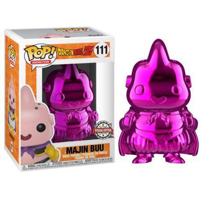 Pop Dragon Ball Z Majin Buu Pink Chrome Vinyl Figure Special Edition