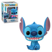 Pop Lilo & Stitch Seated Stitch Flocked Vinyl Figure Target Exclusive #1045