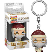 Pocket Pop Harry Potter Holiday Dumbledore Vinyl Keychain