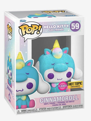 Pop Hello Kitty and Friends Cinnamoroll (Flocked) Vinyl Figure Hot Topic
