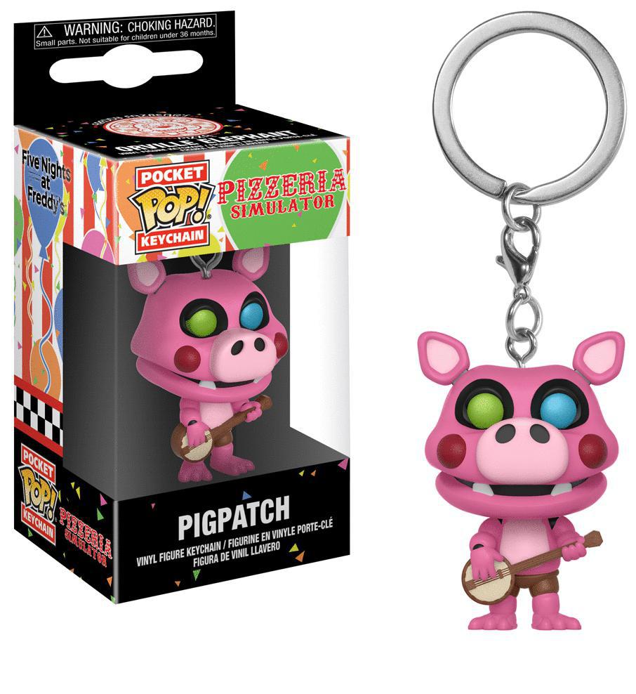 Pocket Pop Five Nights at Freddy's Pizza Pigpatch Vinyl Key Chain