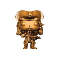 Pop Pirates of the Caribbean Jack Sparrow Gold Vinyl Figure Hot Topic Excusive