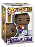 Pop NBA Lakers Magic Johnson (Purple Jersey) Vinyl Figure Funko Exclusive #150
