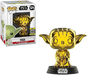 Pop Star Wars Gold Yoda Vinyl Figure Galactic Convention Exclusive