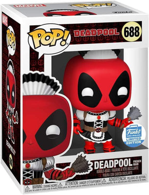 Pop Deadpool Deadpool as French Maid Vinyl Figure Funko Shop Limited Exclusive