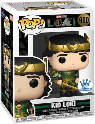 Pop Marvel Loki Kid Loki Metallic Vinyl Figure Funko Shop Exclusive