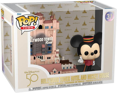 Pop Town Walt Disney World 50th Anniversary Tower of Terror with Mickey Vinyl Figure #31