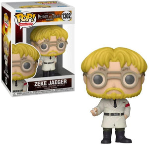 Pop Attack on Titan Zeke Yeager Vinyl Figure Funimation Exclusive #1302