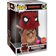 Pop Deadpool Squirrelpool Flocked 10" Vinyl Figure GameStop Exclusive #967