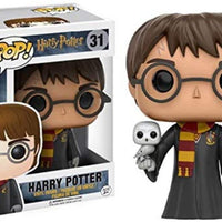 Pop Harry Potter Harry Potter with Hedwig Vinyl Figure Hot Topic Exclusive