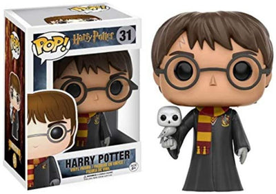 Pop Harry Potter Harry Potter with Hedwig Vinyl Figure Hot Topic Exclusive