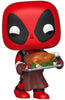 Pop Marvel Holiday Deadpool w/ Turkey Vinyl Figure