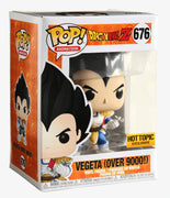 Pop Dragon Ball Z Vegeta (Over 9000!) Vinyl Figure Hot Topic Exclusive #676