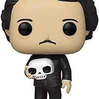 Pop Edgar Allan Poe Edgar Allan Poe with Skull Glow in the Dark Vinyl Figure Barnes & Noble Exclusive