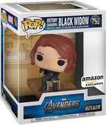 Pop Deluxe Marvel Avengers Victory Shawarma Series Black Widow Vinyl Figure Amazon Exclusive