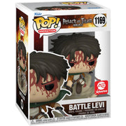 Pop Attack on Titan Battle Levi Blood Splattered Vinyl Figure AE Exclusive #1169