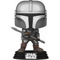 Pop Star Wars Mandalorian with Beskar Staff Vinyl Figure Funko Shop Exclusive