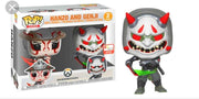 Pop Overwatch Hanzo and Genji 2-Pack Vinyl Figure E3 2019 Limited Edition