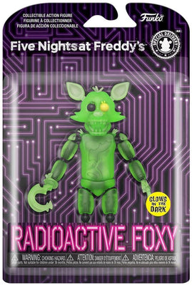 Five Nights at Freddy's Radioactive Foxy Glow in the Dark Action Figure