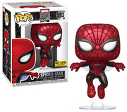 Pop Marvel 80th Anniversary Spider-Man Vinyl Figure Hot Topic Exclusive