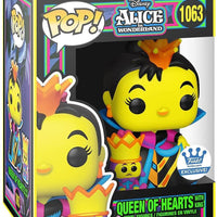 Pop Black Light Alice in Wonderland Queen of Hearts Vinyl Figure Funko Shop Exclusive
