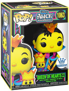 Pop Black Light Alice in Wonderland Queen of Hearts Vinyl Figure Funko Shop Exclusive
