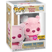 Pop Disney Winnie the Pooh Flocked Winnie the Pooh Vinyl Figure Hot Topic Exclusive #1250