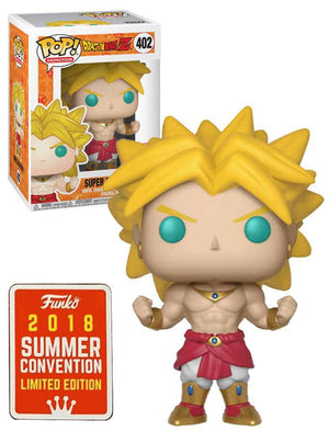 Pop Dragon ball Z Super Saiyan Broly Vinyl Figure 2018 SDCC Exclusive