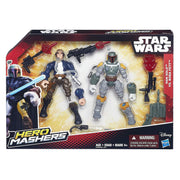 Star Wars Hero Mashers Han Solo vs. Boba Fett Deluxe Figure