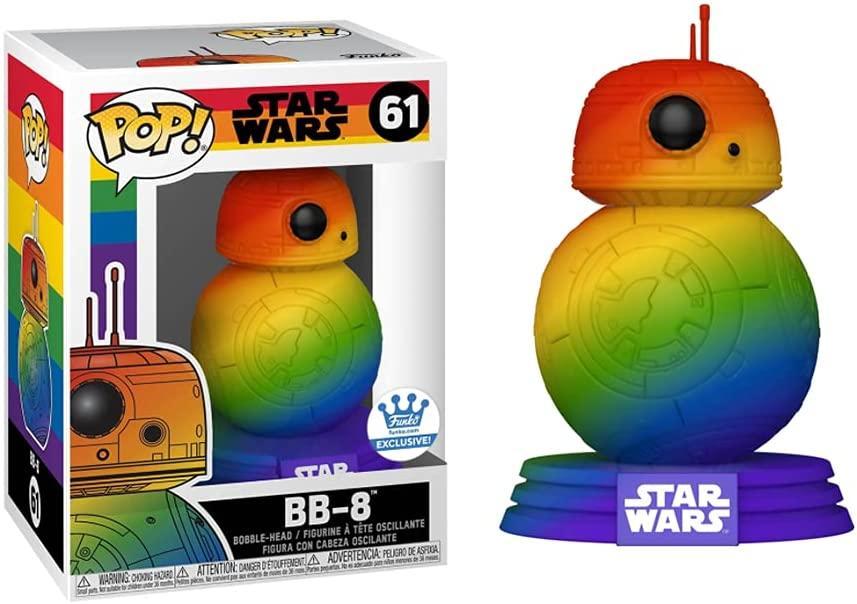 Pop Rainbow Star Wars BB-8 Vinyl Figure Funko Shop Exclusive