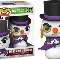 Pop DC Super Heroes Holiday Penguin as Snowman Vinyl Figure Hot Topic Exclusive