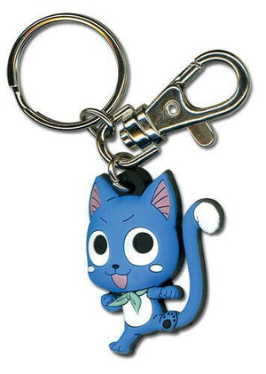 Fairy Tail Happy Punch Kick Key Chain