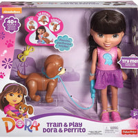 Dora and Friends™ Train & Play Dora and Perrito Action Figure