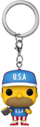 Pocket Pop Simpsons USA Homer Key Chain