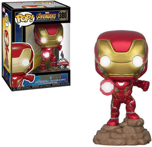 Pop Marvel Avengers Infinity War Electronic Light Up Iron Man Vinyl Figure Special Edition