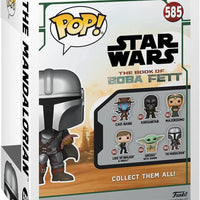 Pop Star Wars the Book of Boba Fett the Mandalorian with Pouch Vinyl Figure #585