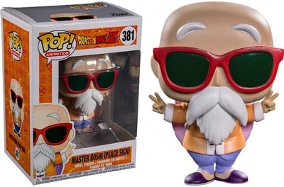 Pop Dragon Ball Z Master Roshi (Peace Sign) Vinyl Figure FYE Exclusive