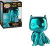 Pop DC Batman 80 Years Teal Chrome Batman 2019 Vinyl Figure Shared Sticker Exclusive