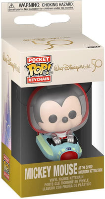 Pocket Pop Walt Disney World 50th Mickey at the Space Mountain Attraction Vinyl Keychain