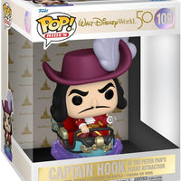 Pop Ride Walt Disney World 50th Captain Hook at Peter Pan's Flight Attraction Vinyl Figure