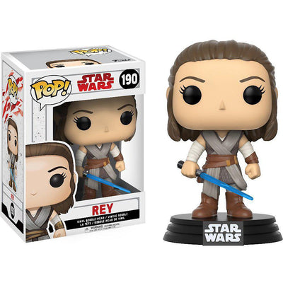 Pop Star Wars Last Jedi Rey Vinyl Figure