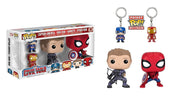Pop Marvel Captain America Civil War Hawkeye Spiderman, Iron Man & Captain America Vinyl Figure
