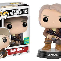 Pop Star Wars Han Solo With Chewbacca Bowcaster Vinyl Figure Convention Exclusive