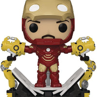 Pop Marvel Iron Man 2 Iron Man MKIV with Gantry Glow-in-the-Dark Deluxe Vinyl Figure #905