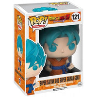 Pop Dragon Ball Z Super Saiyan God Super Saiyan Goku Vinyl Figure Hot Topic Exclusive